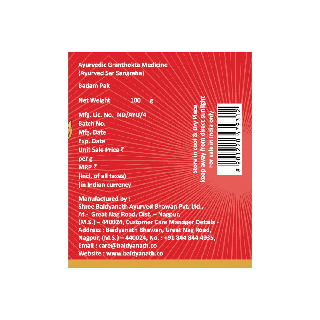 Badam Pak (100Gm) – Baidyanath