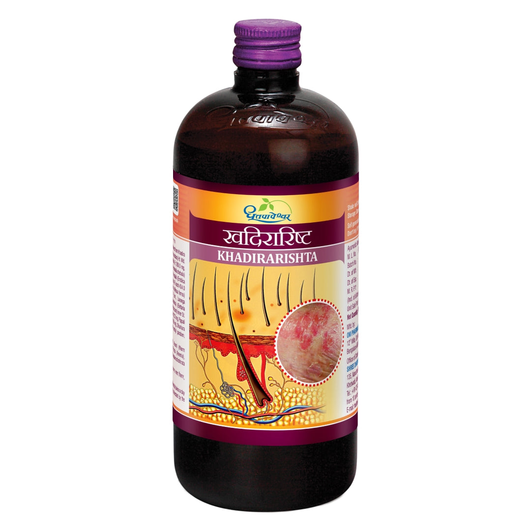 Khadirarishta 450ml - Dhootapapeshwar