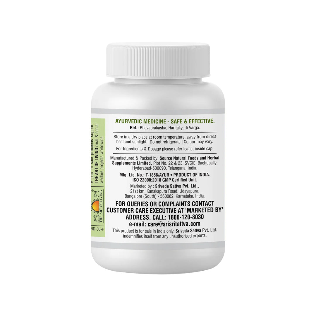 Haritaki Tablets ( 60T ) - Sri Sri Tattva