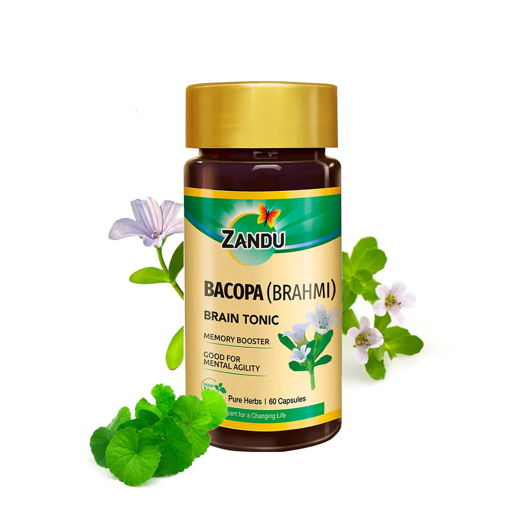 Bacopa (Brahmi) Capsules(60's) - Zandu