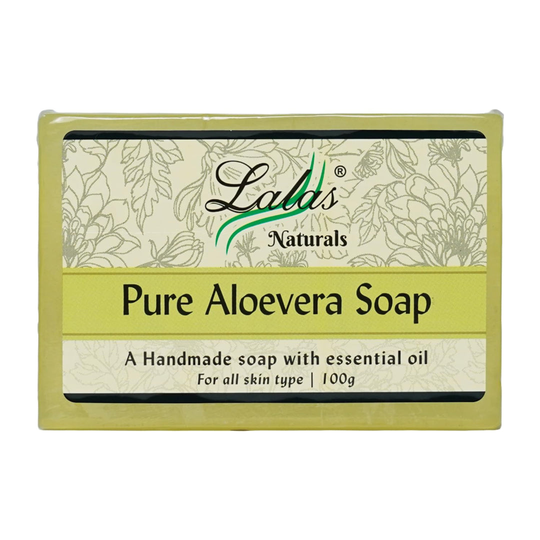 Pure Aloe Vera Soap (100Gm) – Lala Dawasaz