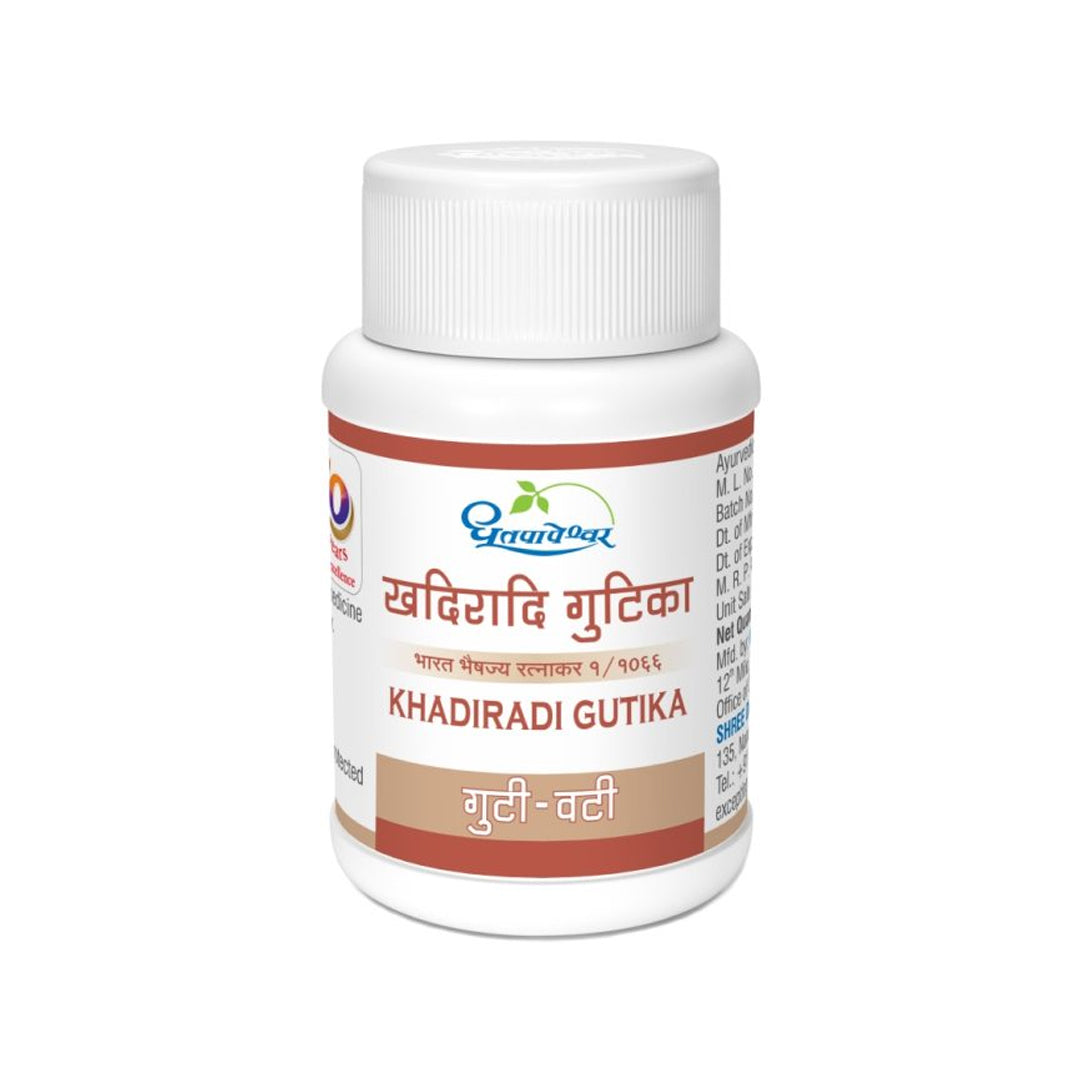 Khadiradi Gutika ( 25Tab ) - Dhootapapeshwar