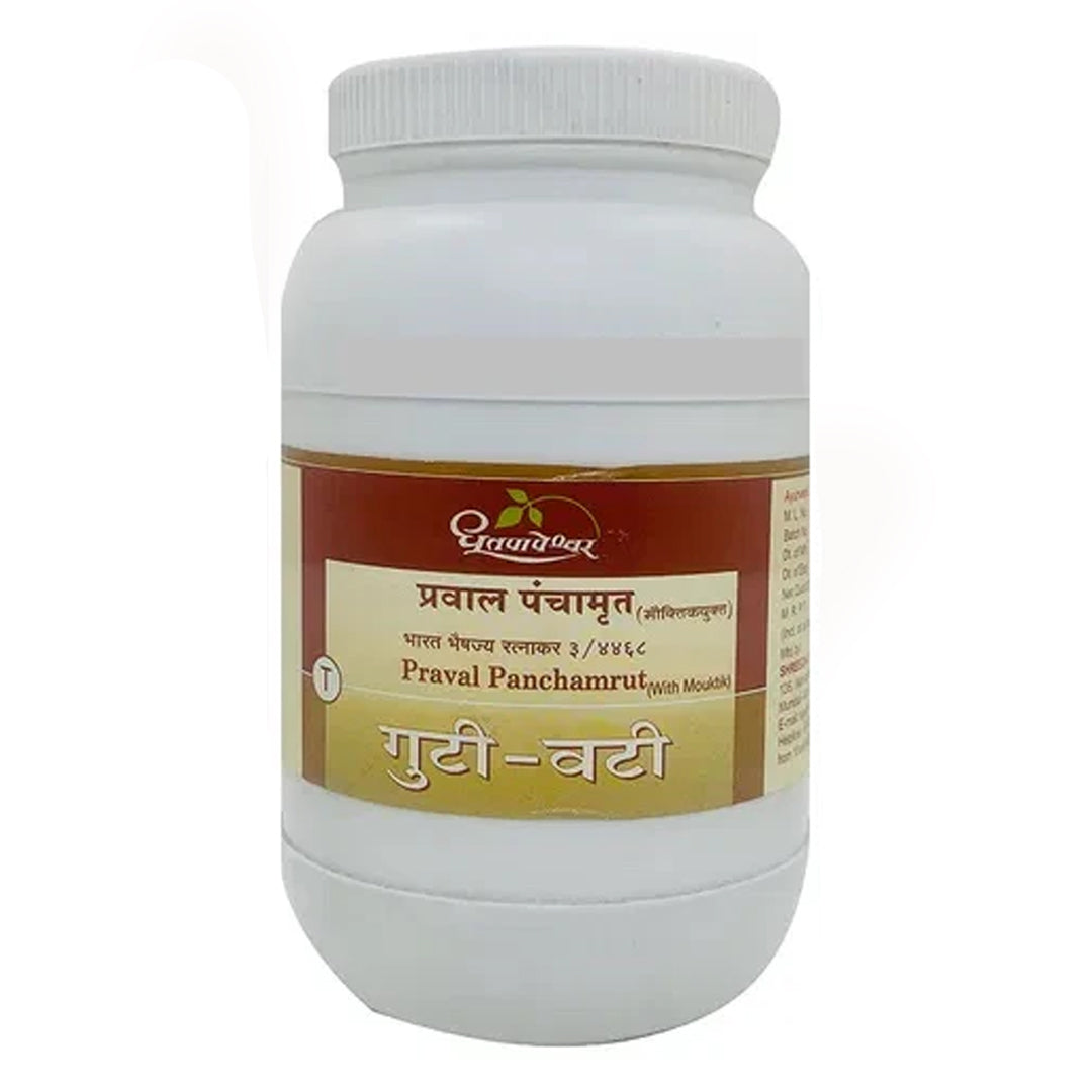 Praval Panchamrut (with Mouktik) 1000Tab - Dhootapapeshwar
