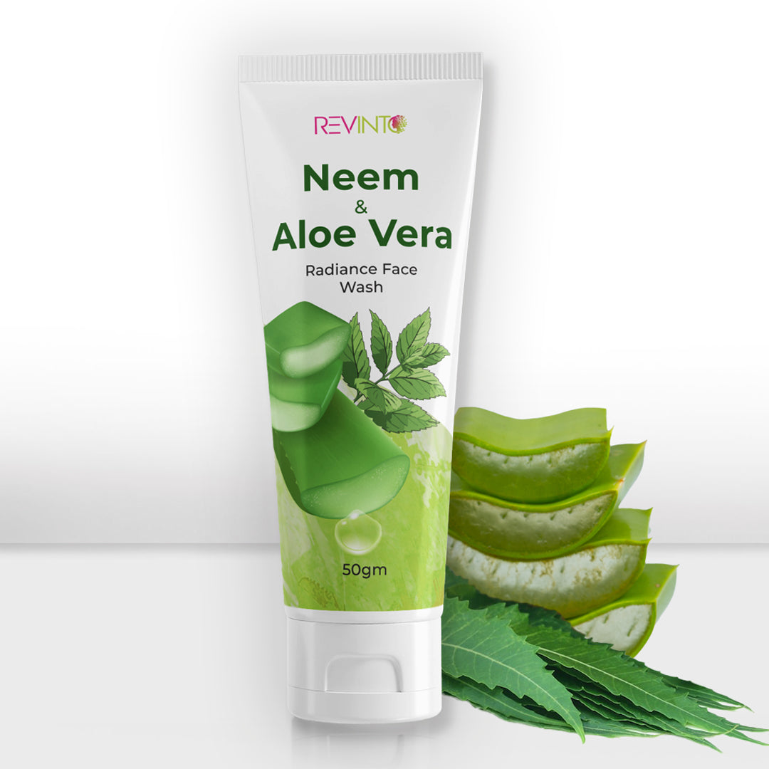 Neem & Aloe Vera Radiance Face Wash - Revinto