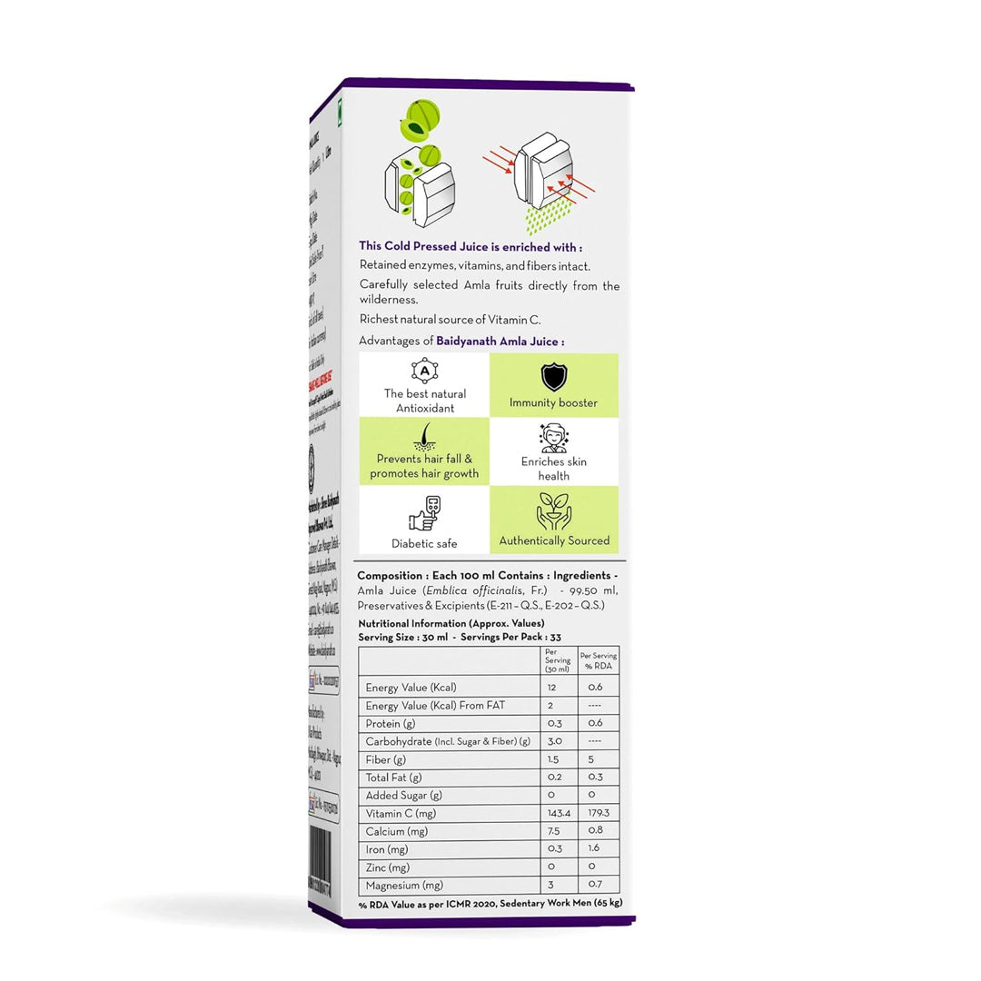 Amla Juice (1Ltr) – Baidyanath