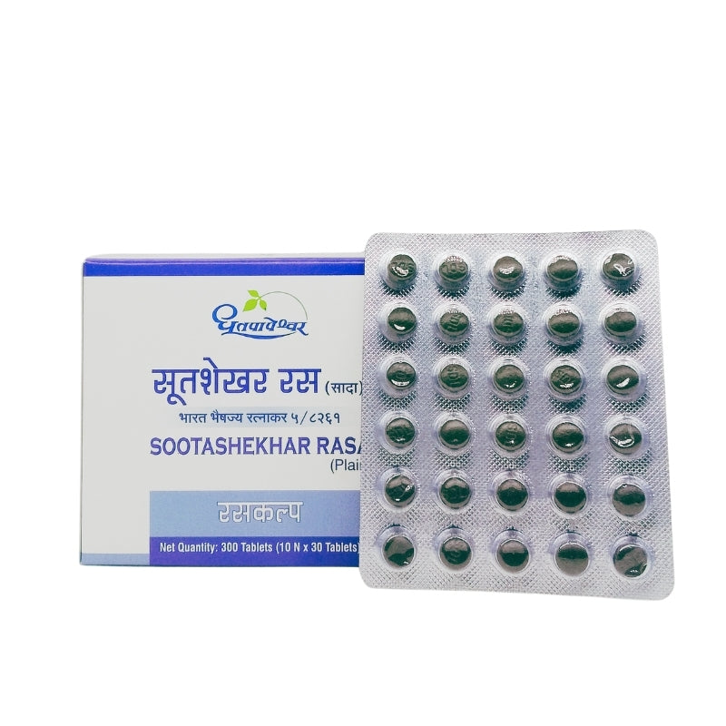 Sootheshekar Rasa (Plain) Blister 30's - Dhootapapeshwar
