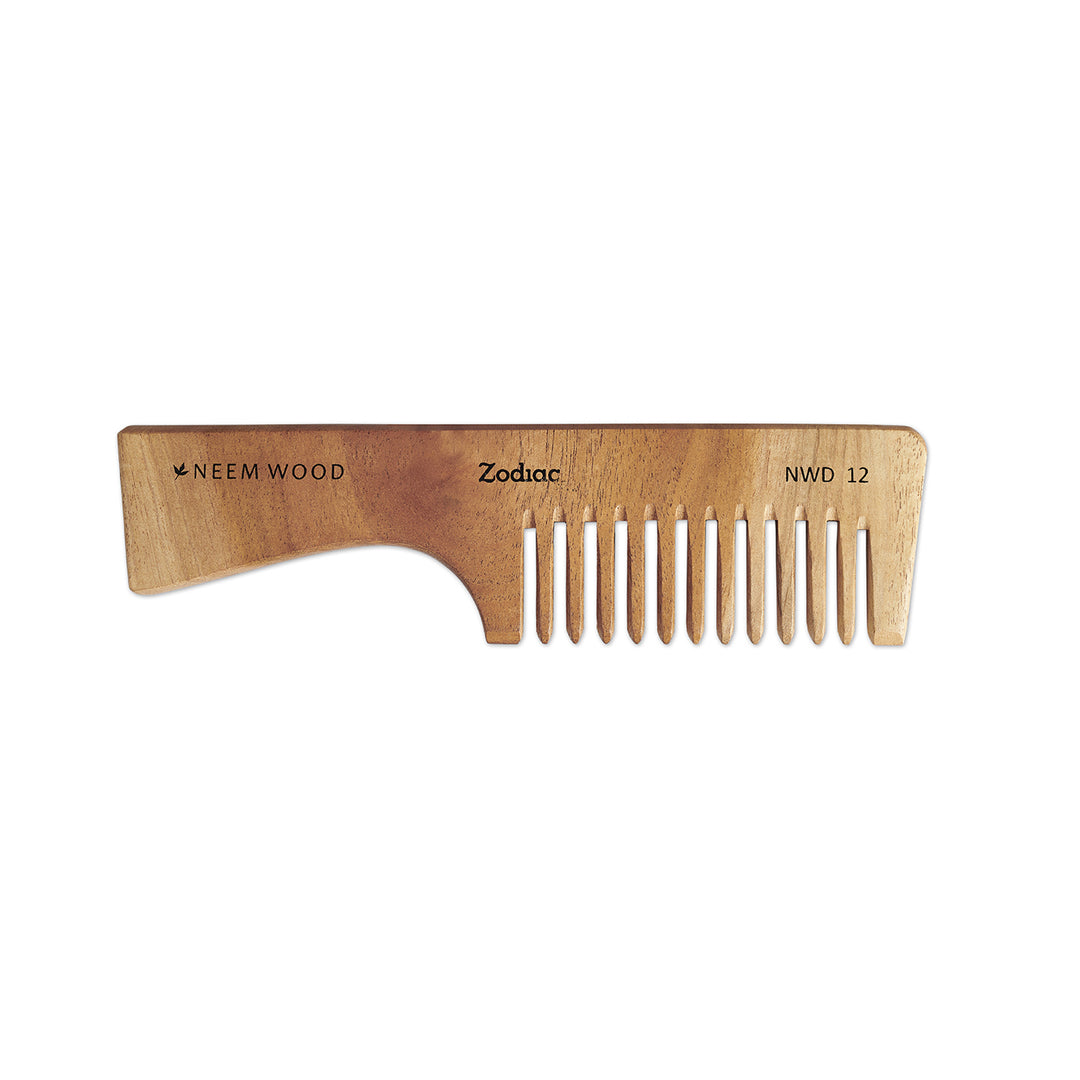Neem Wood Comb (12) - Zodiac