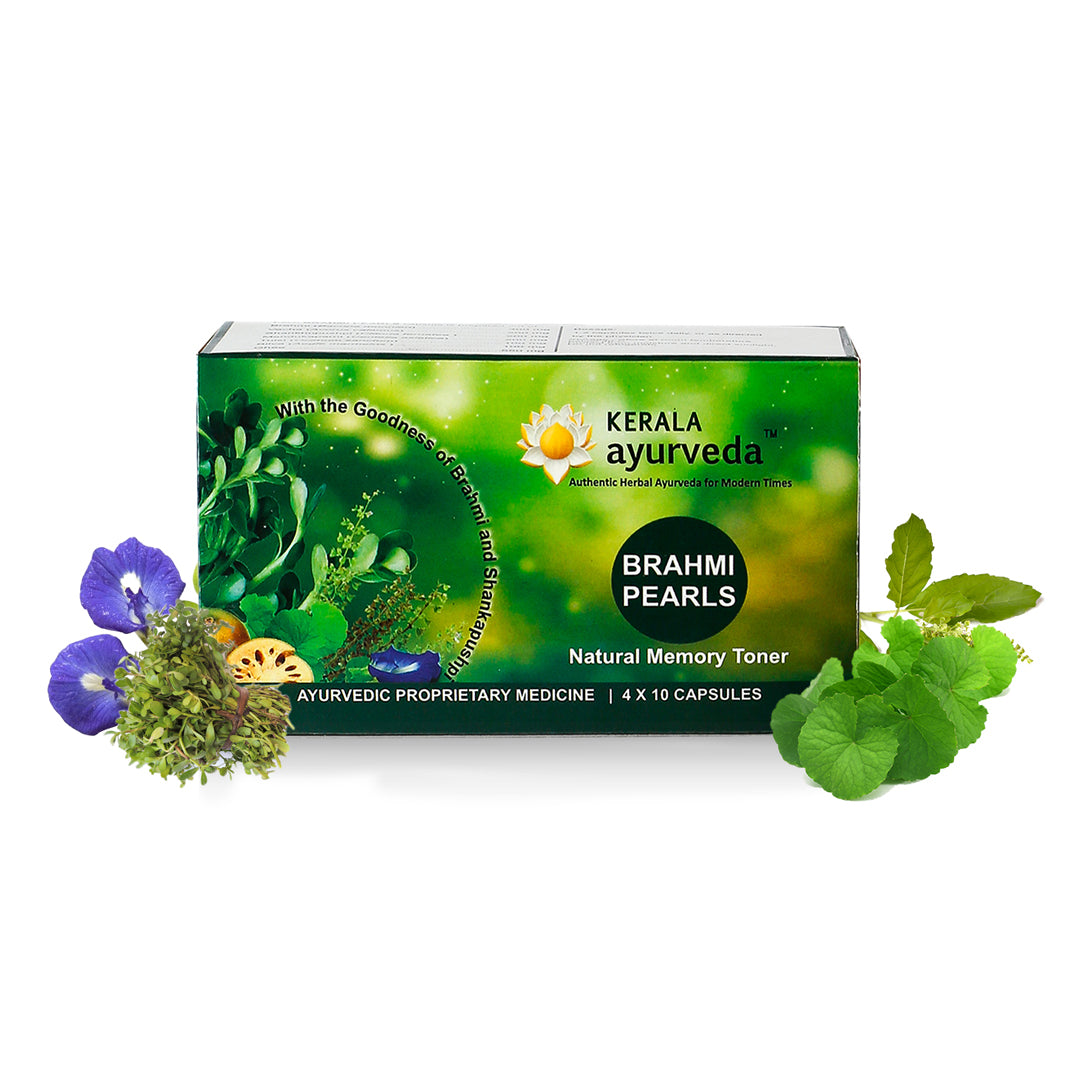 Brahmi Pearls Capsules (10Caps) | Kerala Ayurveda