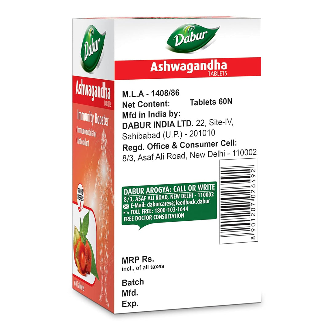 Ashwagandha Tablet (60Tabs) – Dabur