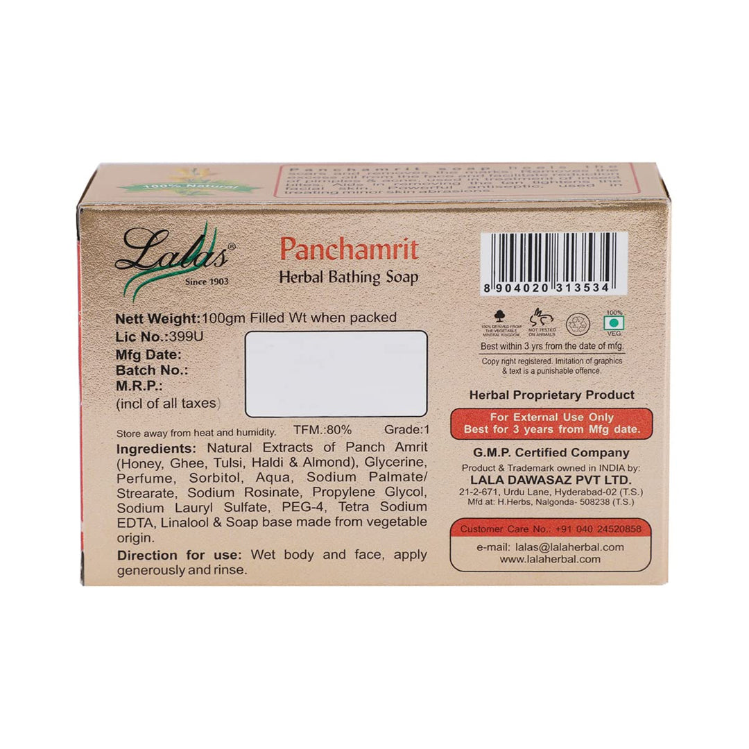Panchamrit Soap (100Gm) – Lala Dawasaz