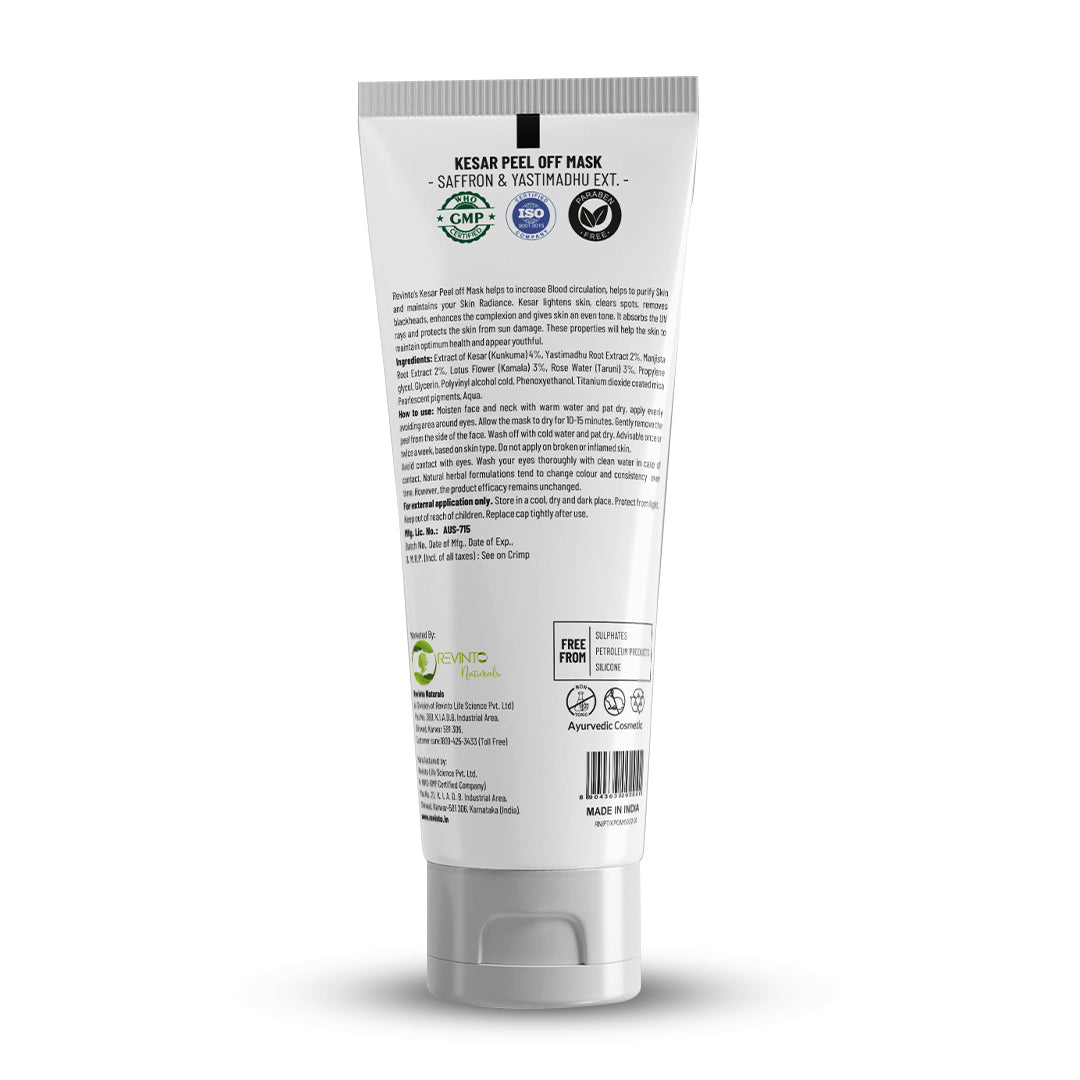 Kesar Peel Off Mask - Revinto
