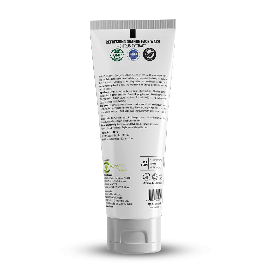 Refreshing Orange Face Wash - Revinto
