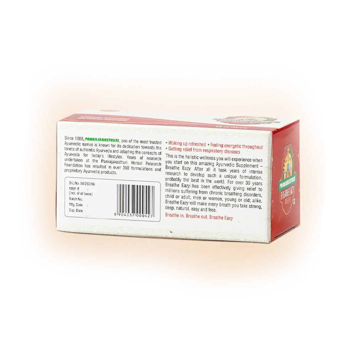 Breathe Eazy Tablet (60Tabs) – Pankaja Kasthuri Herbals