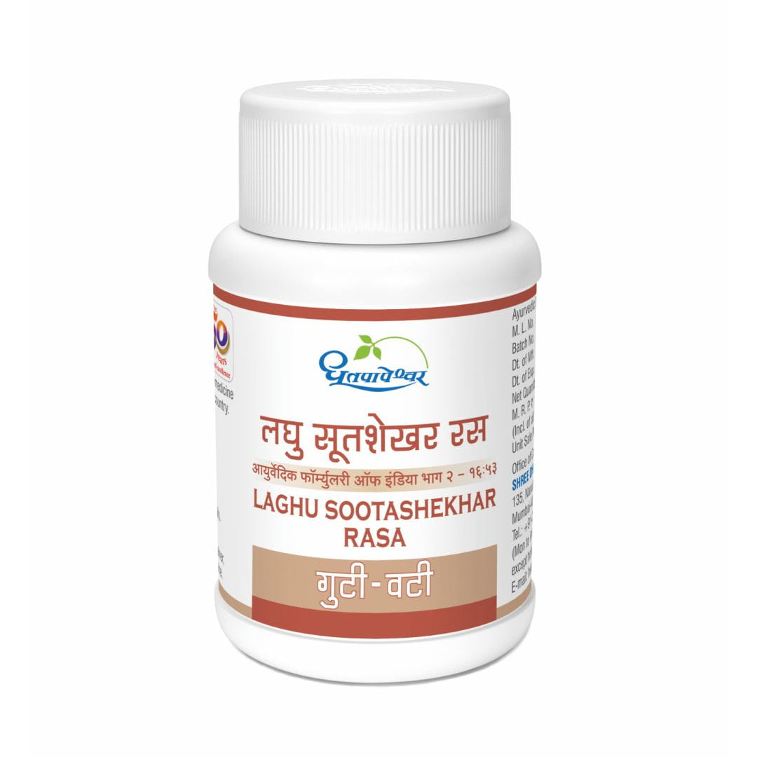 Laghu Sootashekhar Rasa ( 60Tab ) - Dhootapapeshwar