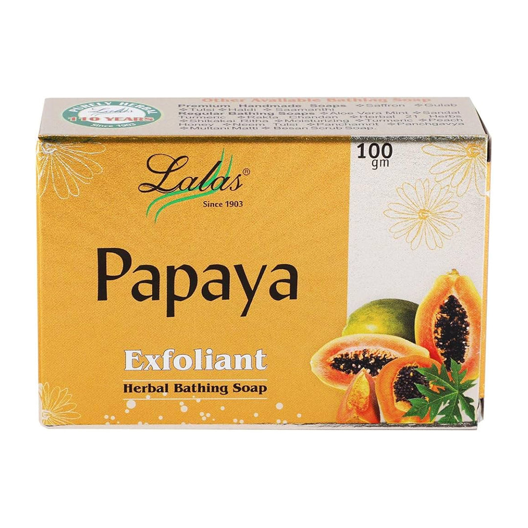 Papaya Soap (100Gm) – Lala Dawasaz