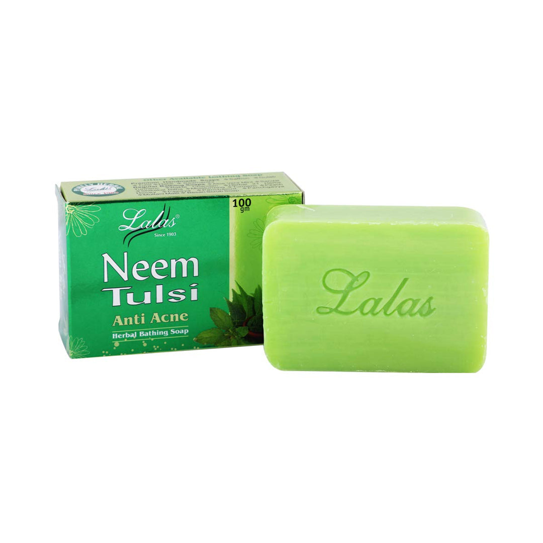 Neem Tulsi Soap (100Gm) – Lala Dawasaz