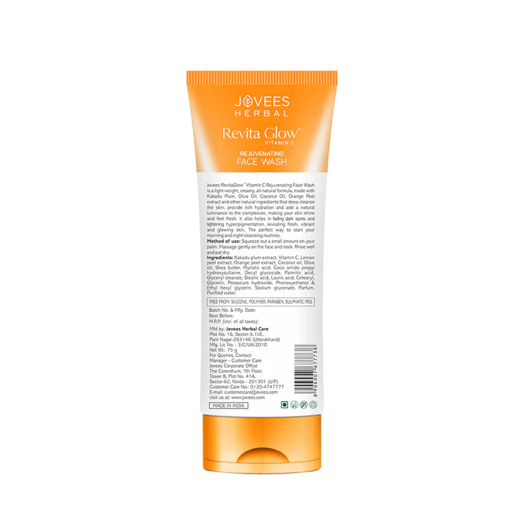 Revita Glow Vitamin C Face Wash (75Gm) – Jovees
