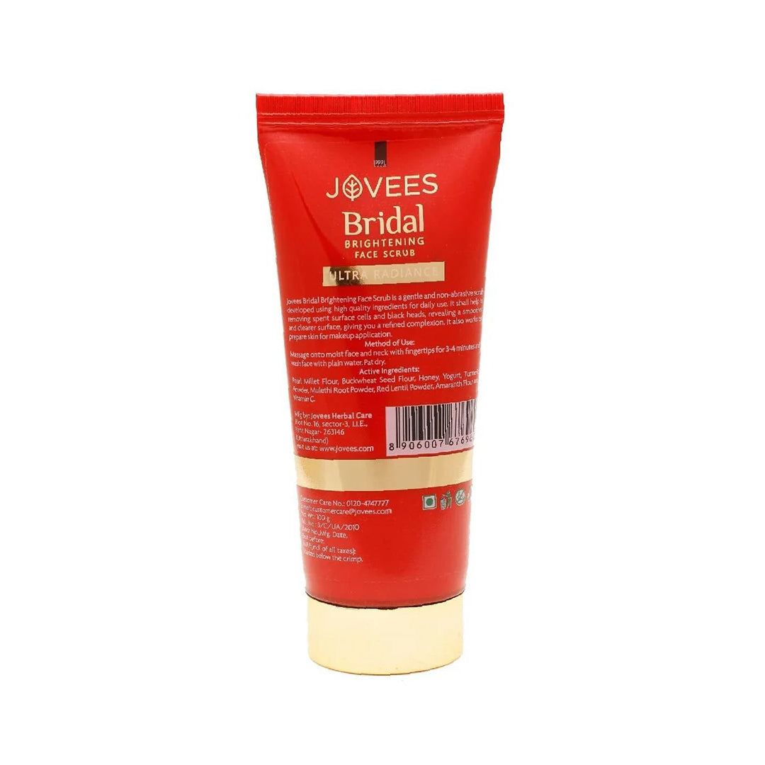 Bridal Brightening Face Scrub (100Gm) – Jovees