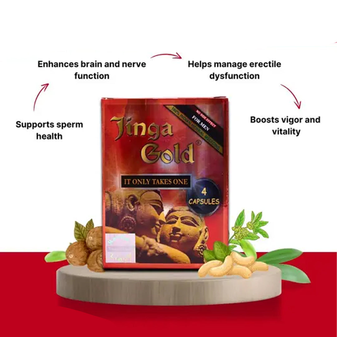 Jinga Gold Cap (4Caps) – Lincs Pharma