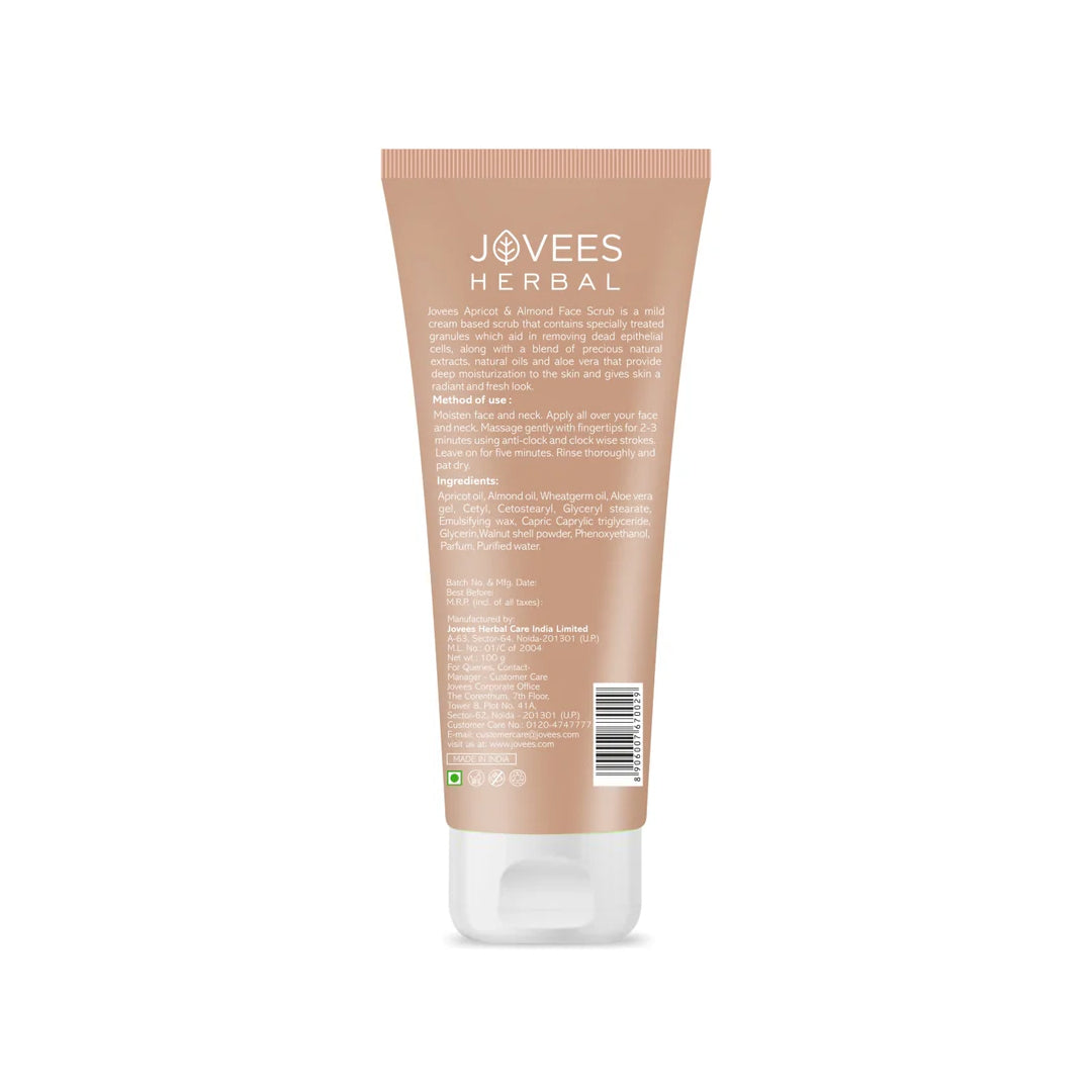 Apricot & Almond Scrub (100Gm) – Jovees