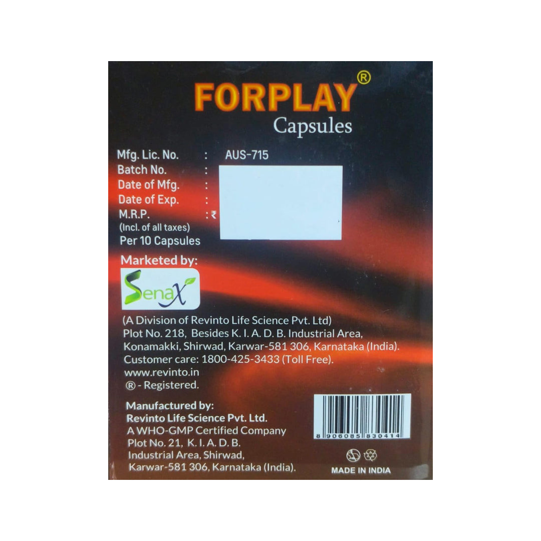 Forplay Capsules (10Caps) – Revinto
