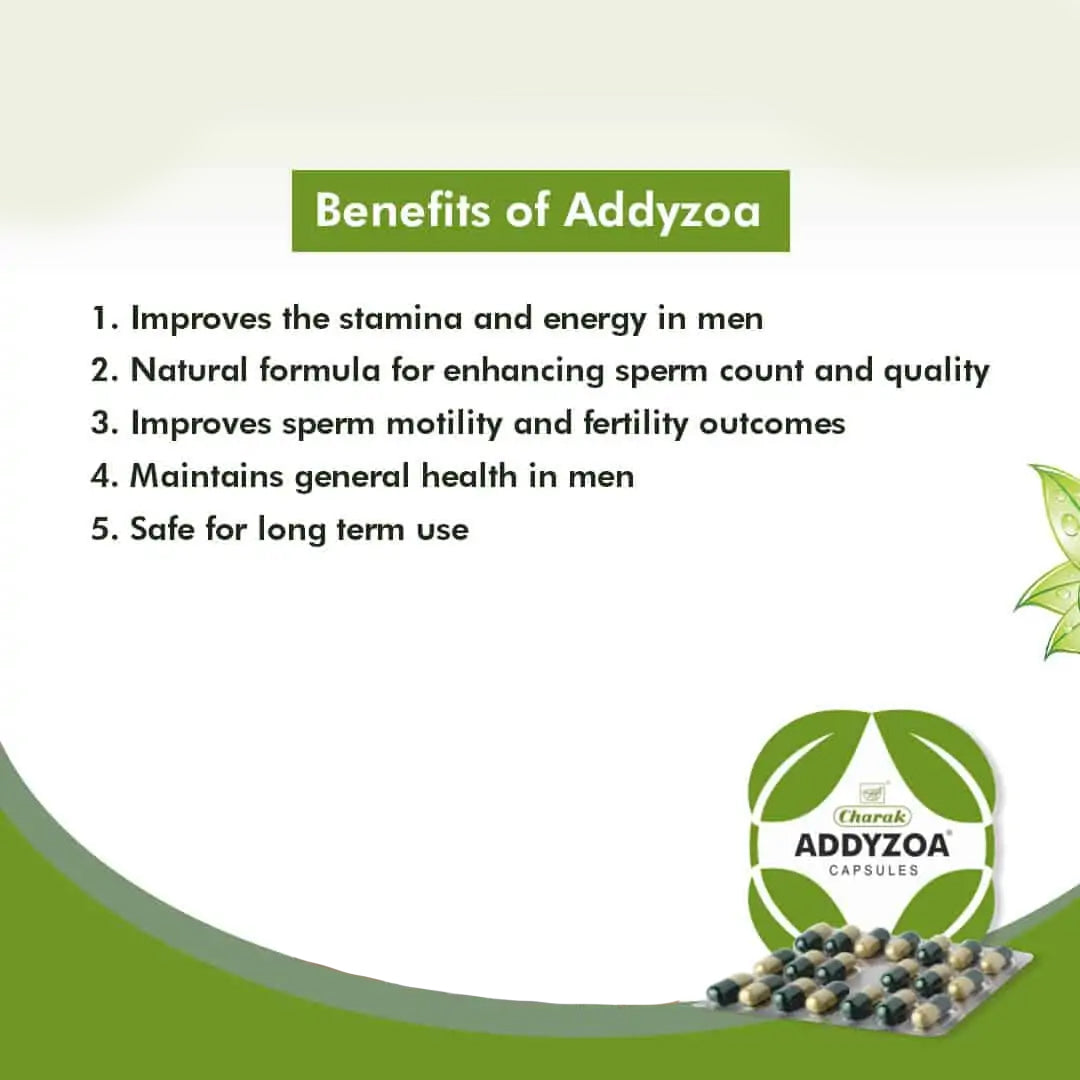 Addyzoa Capsule (20Caps) – Charak Pharma