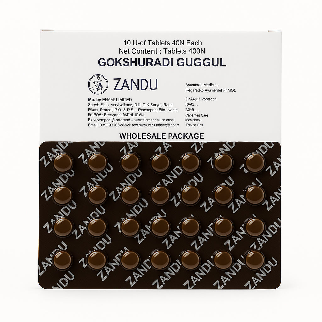 Gokshuradi Guggulu Guti (40Tabs) – Zandu