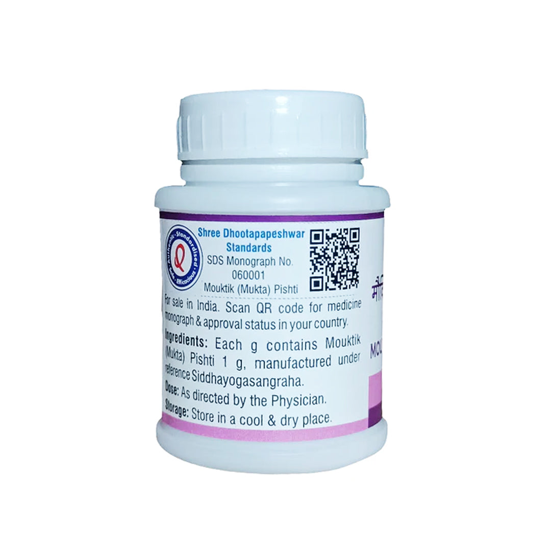 Mouktik (Mukta) Pishti 1g - Dhootapapeshwar