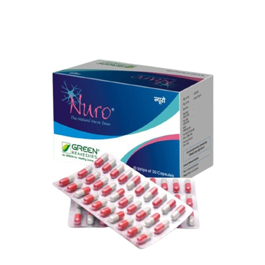 Nuro Capsules Jar (500's) - Green Remedies