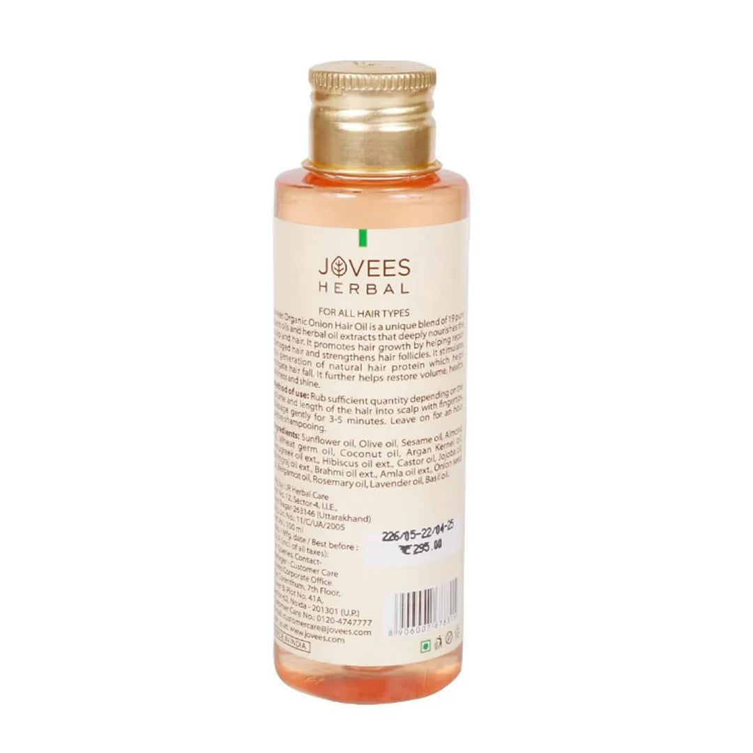 Organic Onion Hair Oil (100ml) – Jovees