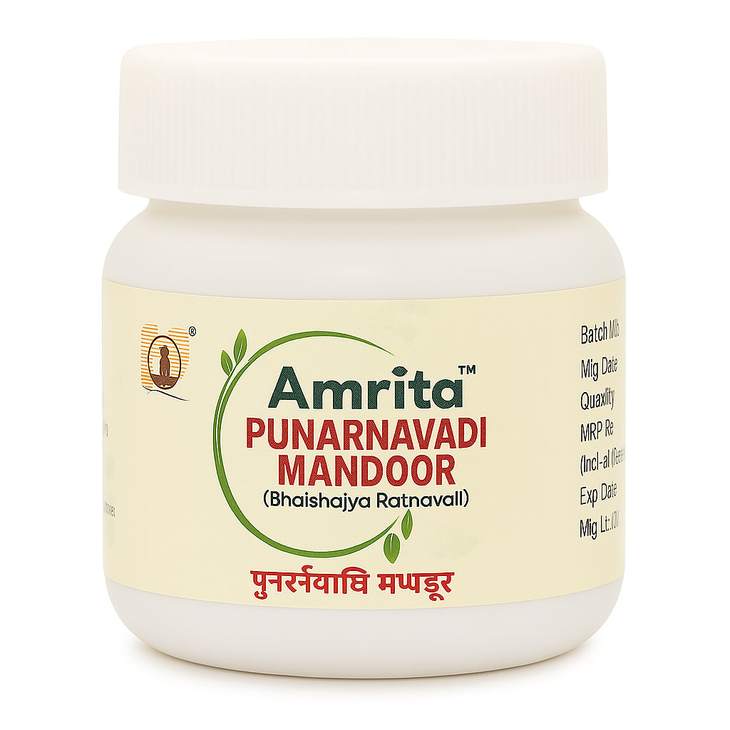 Punarnavadi Mandoor (60Tabs) – Amrita
