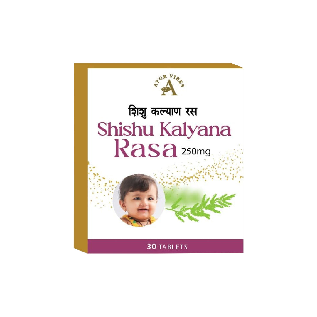 Shishu kalyana Rasa 250mg (30Tabs) – Ayur Vibes
