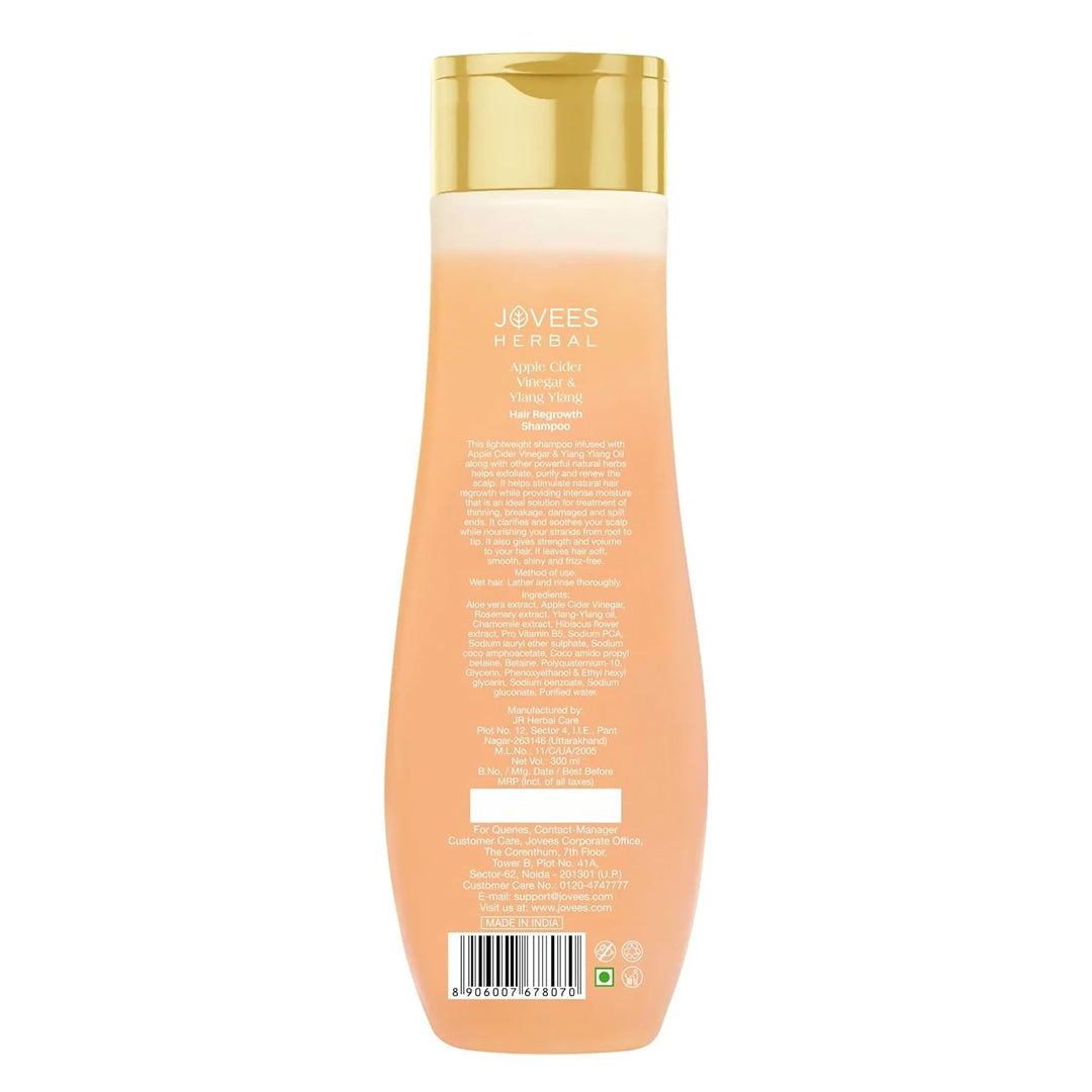 Apple Cider Vinegar & Ylang Ylang Shampoo (300ml) – Jovees