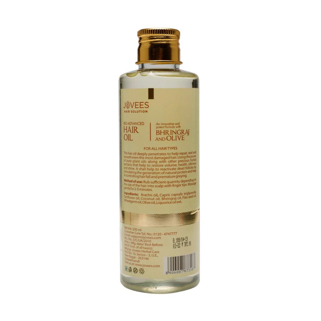 Hair Oil Bhringaraj & Olive (200ml) – Jovees