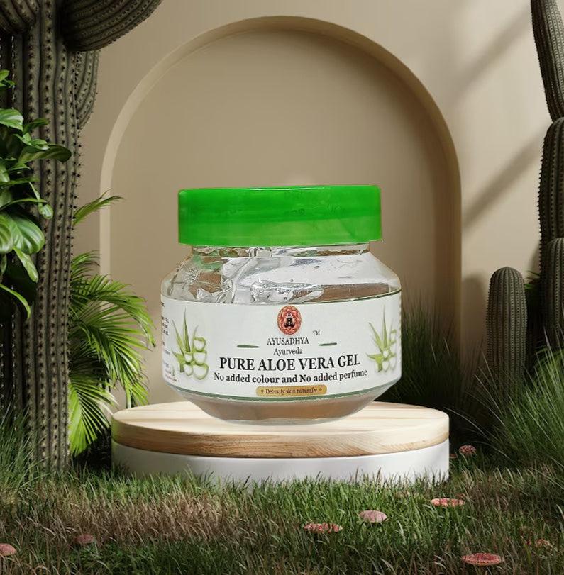 Pure Aloe vera Gel without colour and perfume - AyuSadhya