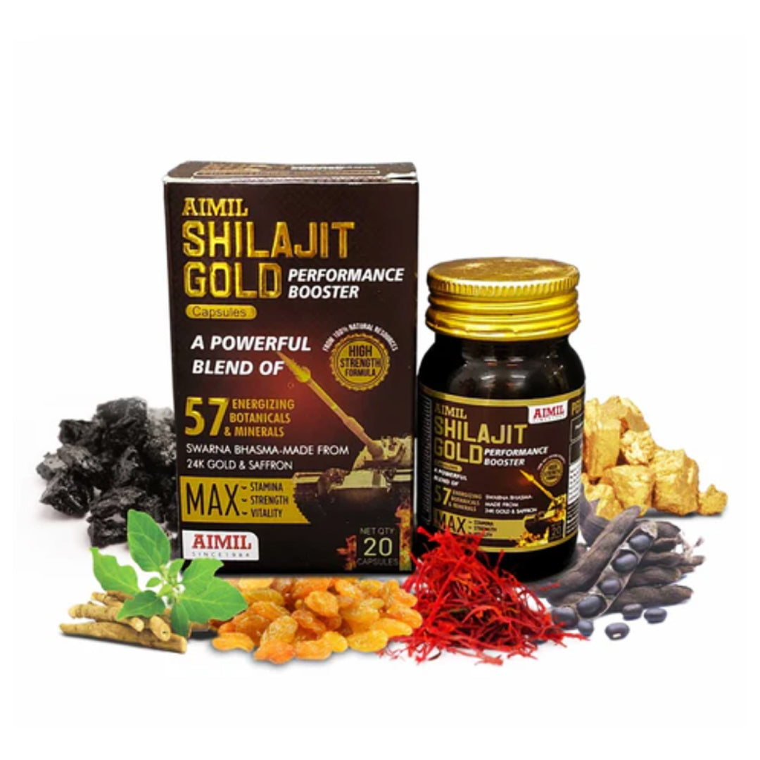 Shilajit Gold Capsule (20's) – Aimil