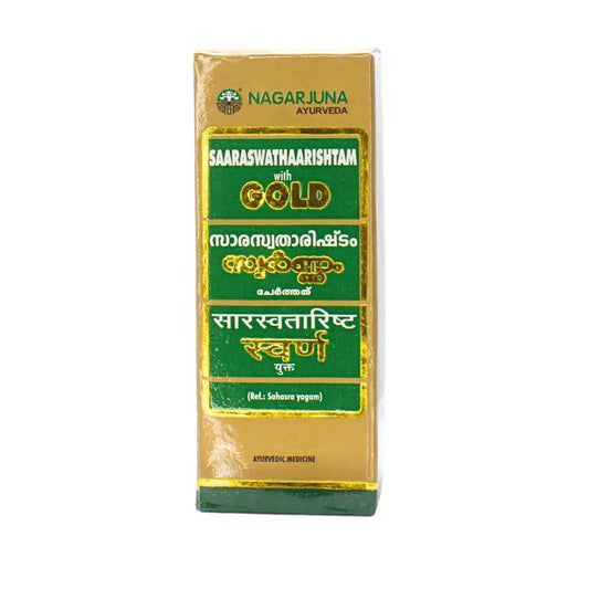 Saaraswathaarishtam Gold (25ml) – Nagarjuna