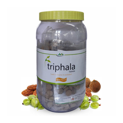 Triphala Tab (100Tabs) – Jain Ayurvedic
