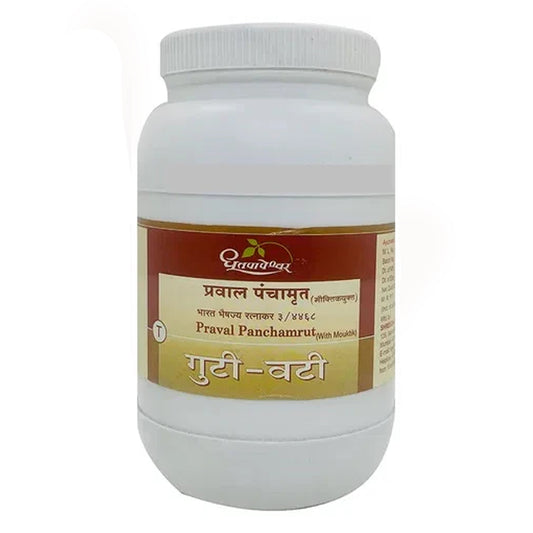 Praval Panchamrut (with Mouktik) 1000Tab - Dhootapapeshwar