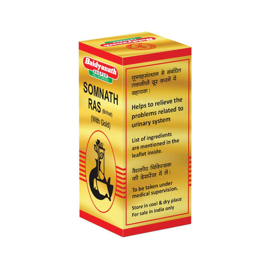 Somanath Ras Tablets 10's (Gold) – Baidyanath
