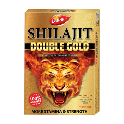 Shilajit Double Gold (10Caps) – Dabur