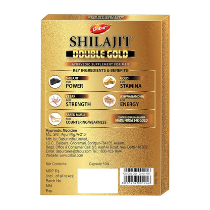 Shilajit Double Gold (10Caps) – Dabur