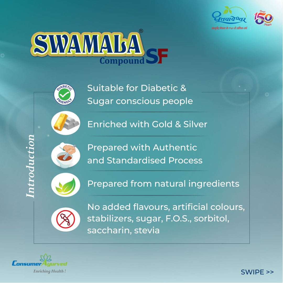 Swamala Compound SF ( 500g ) - Dhootapapeshwar