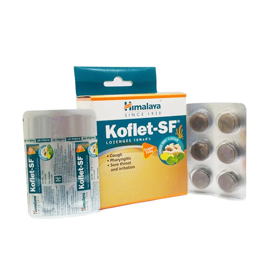 Koflet-Sf Lozenges (Ginger Mint) (6Tabs) – Himalaya