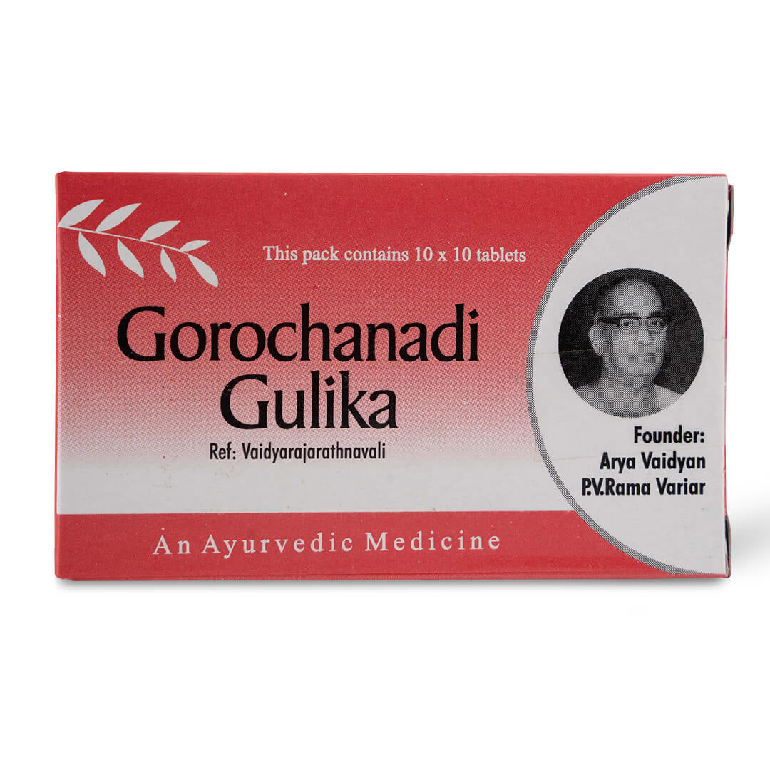 Gorochanadi Gulika (10Tabs) – Arya Vaidya Pharma