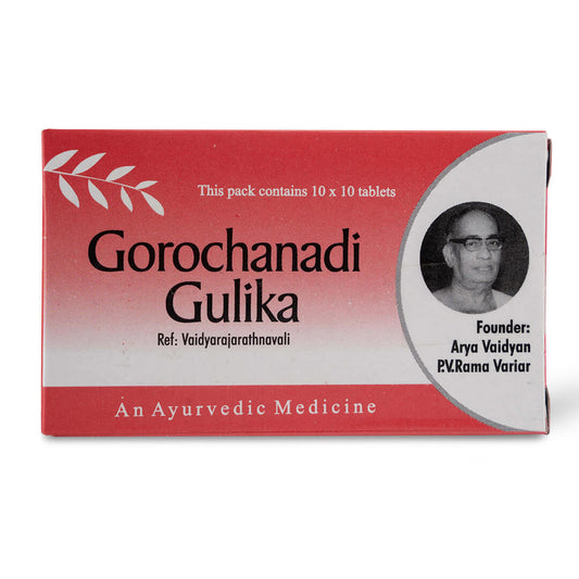 Gorochanadi Gulika (10Tabs) – Arya Vaidya Pharma