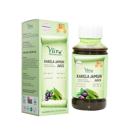 Karela Jamun Juice (500ml)- Vitromed Healthcare
