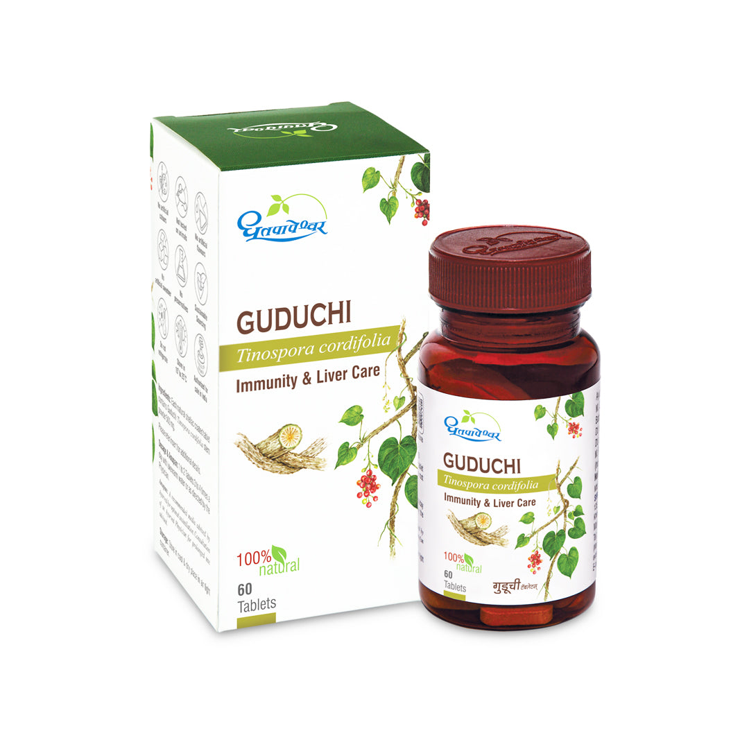 Guduchi Tablets (60Tabs) – Dhootapapeshwar