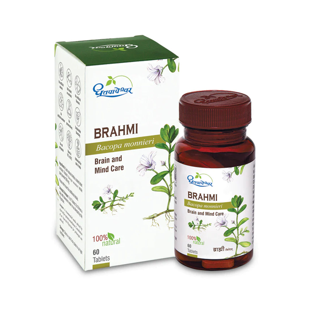 Brahmi Tablet 60's - Dhootapapeshwar