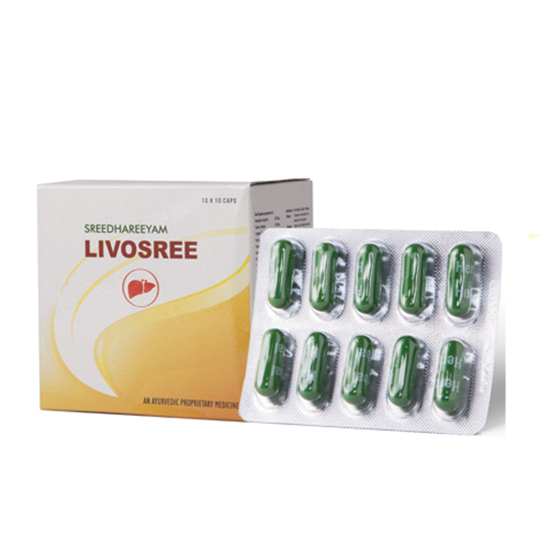 Livosree Herbal Capsules (100's) - Sreedhareeyam